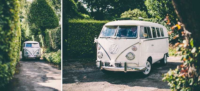VW Split screen wedding van