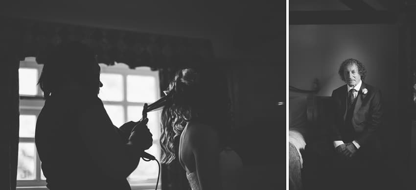 black and white wedding photos
