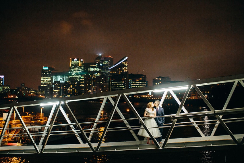 London Night Sky Wedding Photography