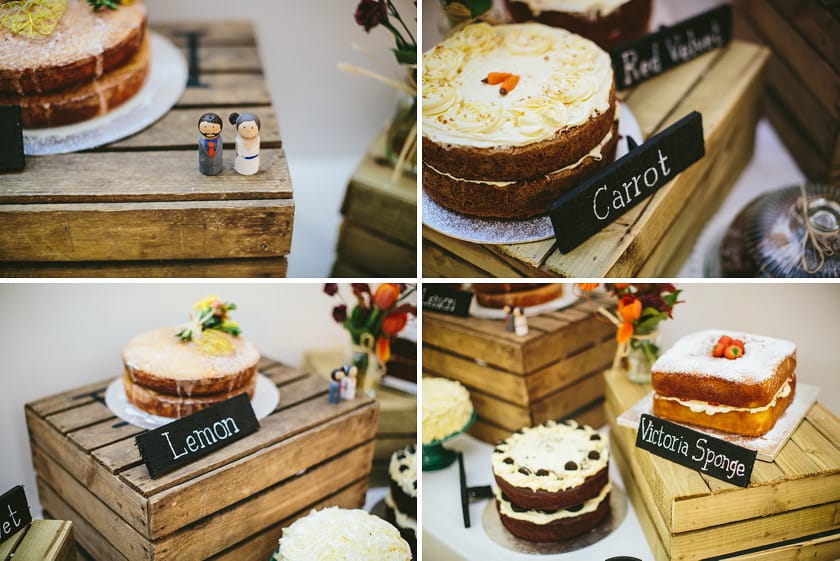 Homemade wedding cakes and sponges