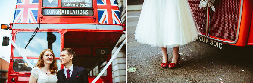 Red Bus Wedding Pictures