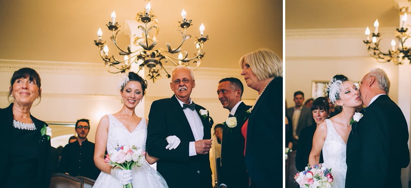 Walking down the aisle