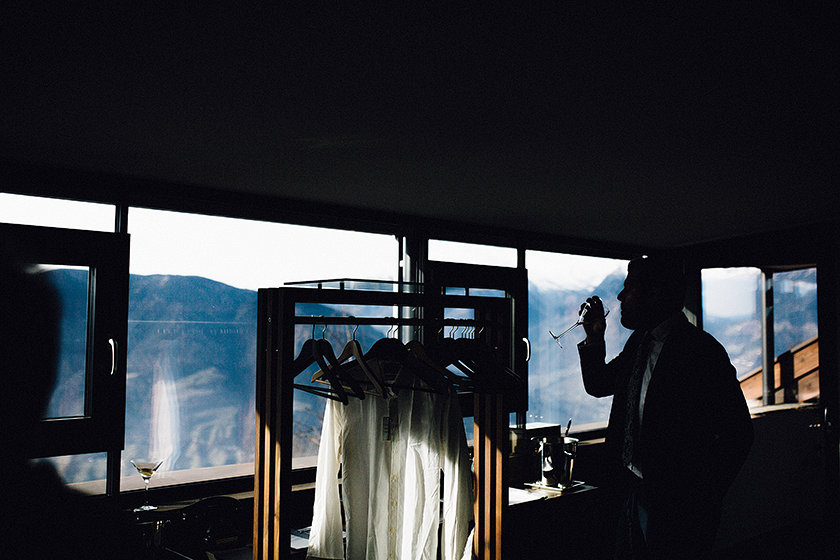 Italian Alps Winter Wedding