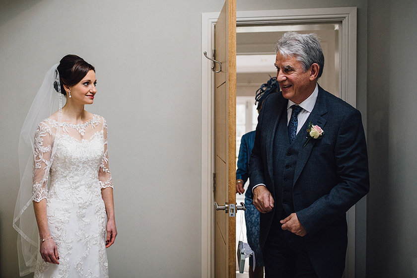 father of the bride first look
