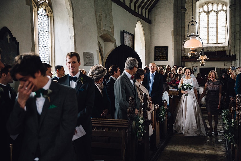 Church wedding in suffolk