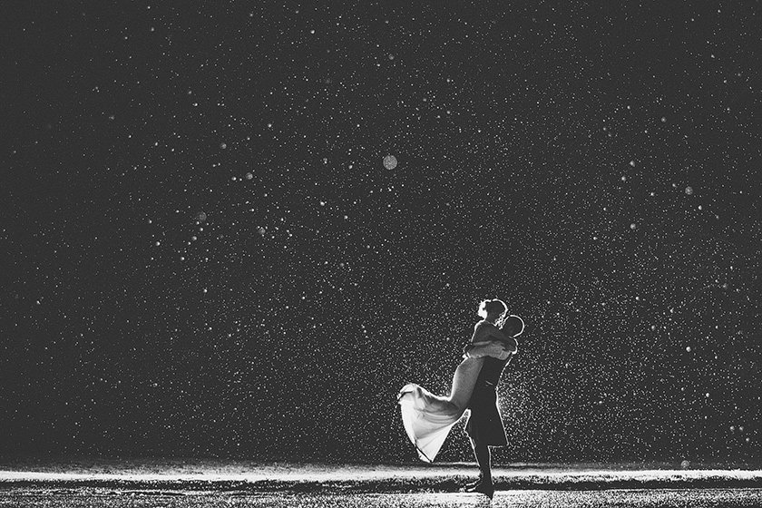 notley abbey wedding in the rain
