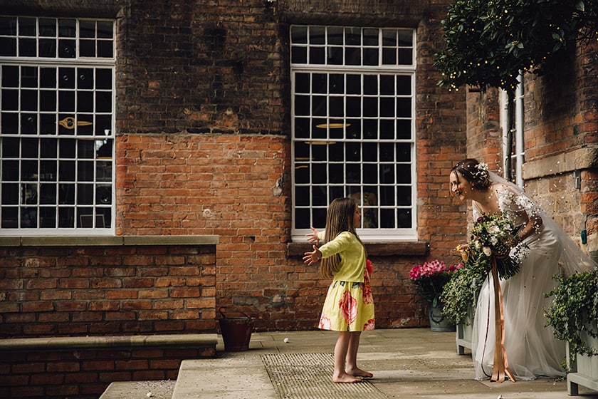 wedding confetti shot