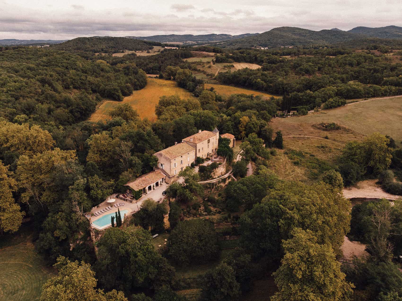 chateau de queille wedding photography