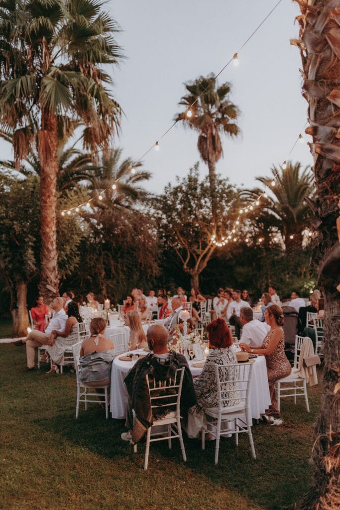 ibiza wedding venue with outdoor reception