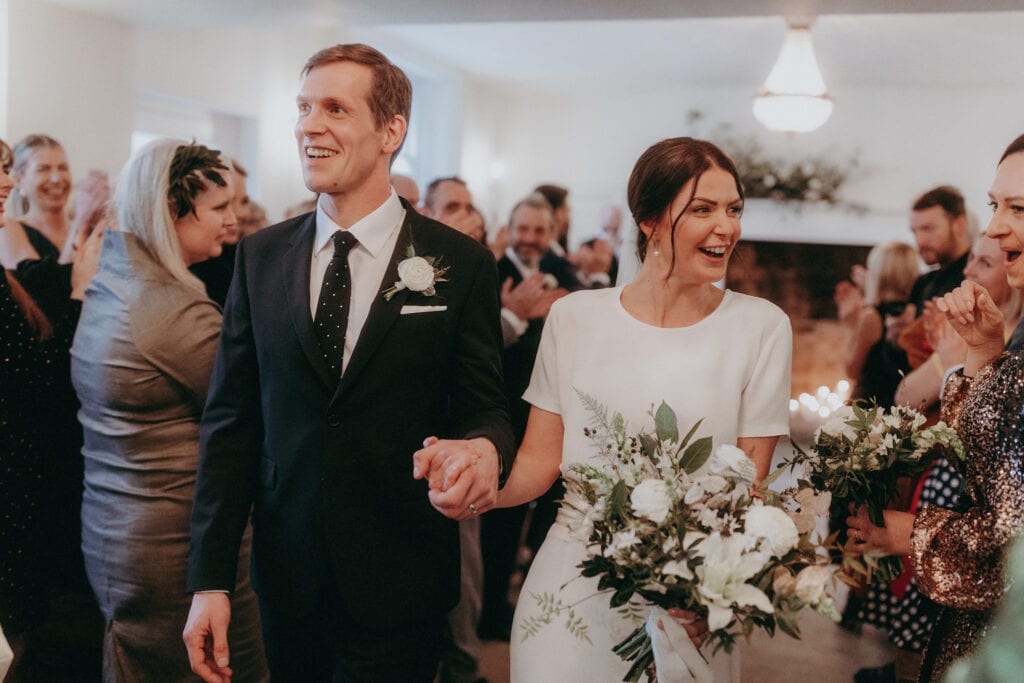winter wedding at Aswarby Rectory in Sleaford Lincolnshire