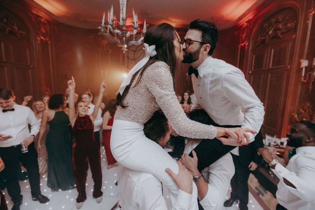 London winter wedding first dance