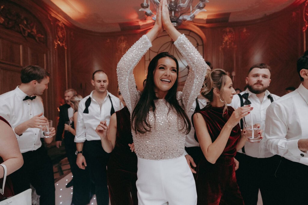 nadine merabi wedding jumpsuit evening dress