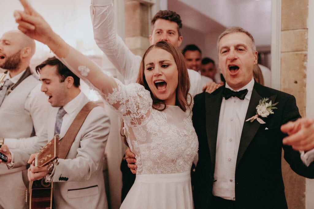 Babington house wedding in Somerset