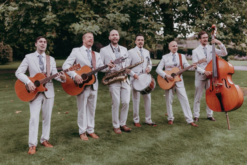 Travelling Hands band at wedding in Somerset