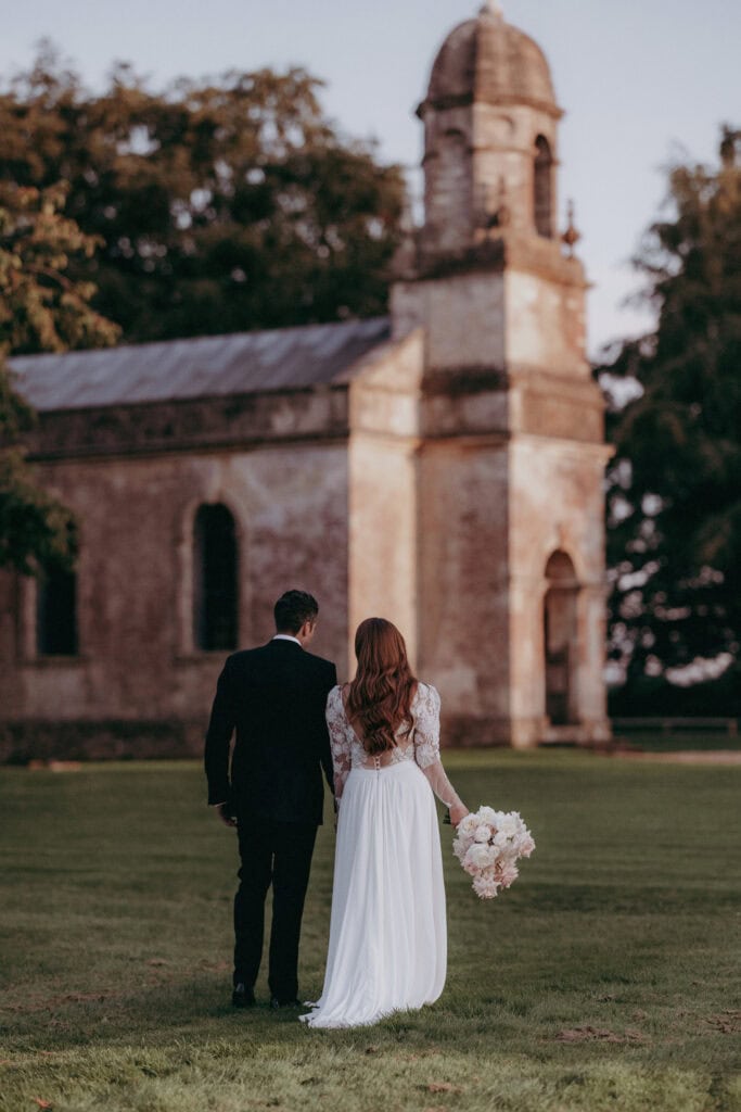 Babington house church wedding in Somerset