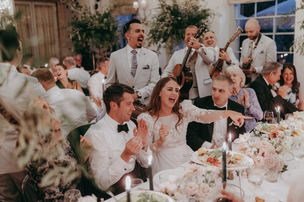 Babington house wedding in Somerset