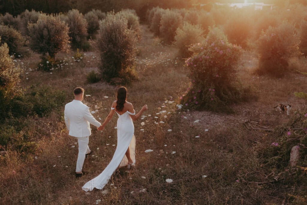 Las Cicadas Wedding sunset in Ibiza