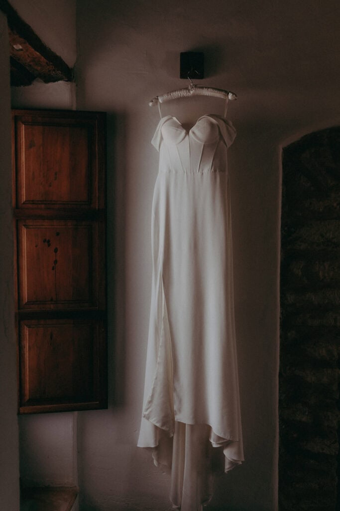 Suzanne Neville wedding dress