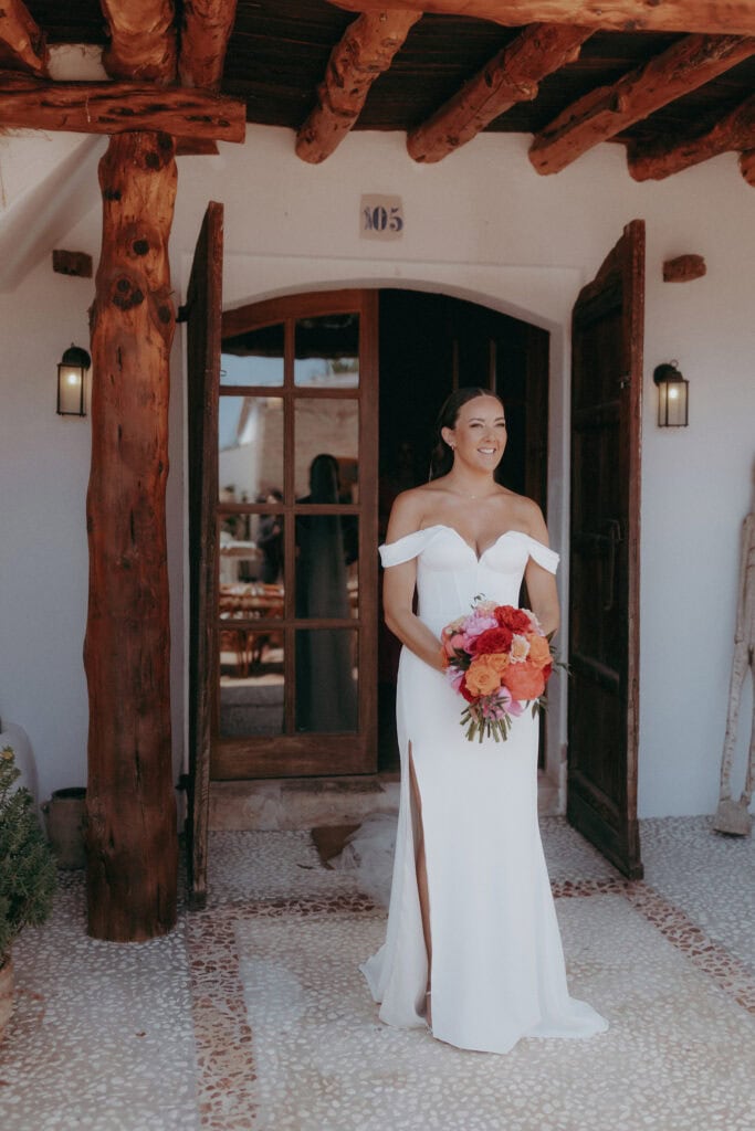 Suzanne Neville wedding dress