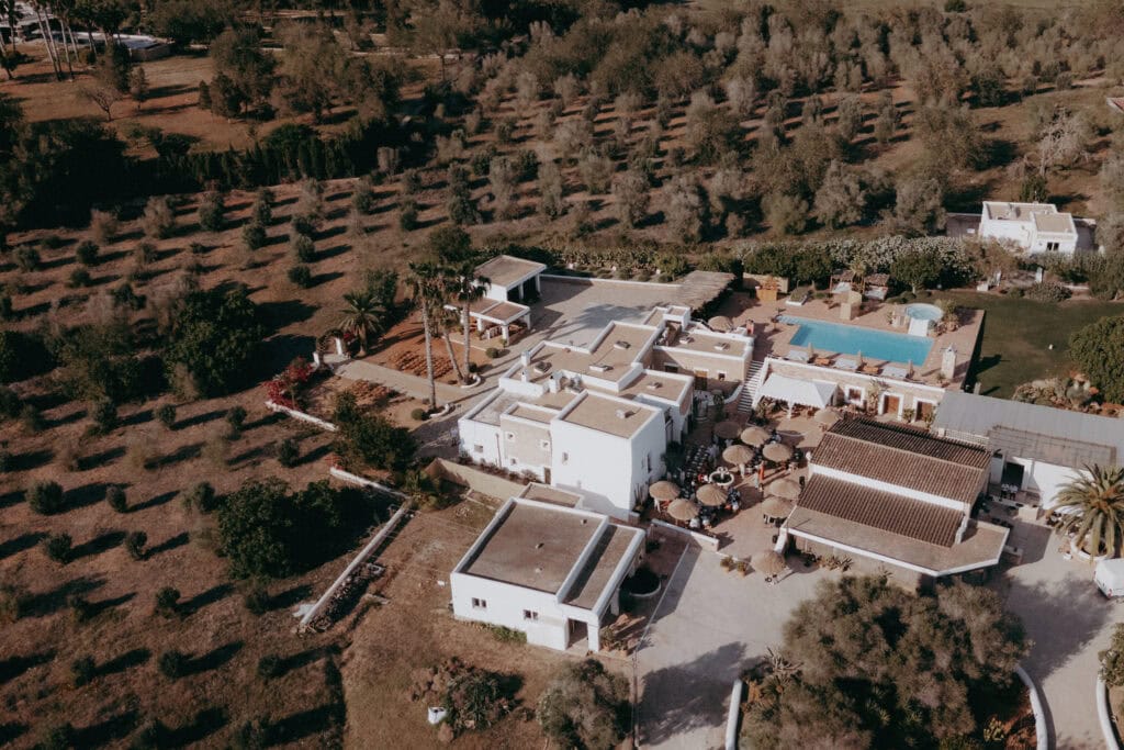 Las Cicadas Wedding venue in Santa Gertrudis, Ibiza